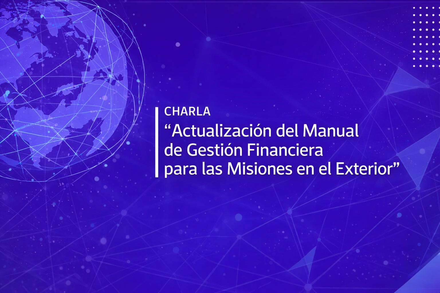 Charla Actualización Manual Gestión Financiera de Misiones